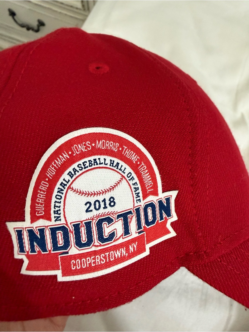 Angel Baseball cap embroidered 2018 National Baseball Hall of Fame NWOT